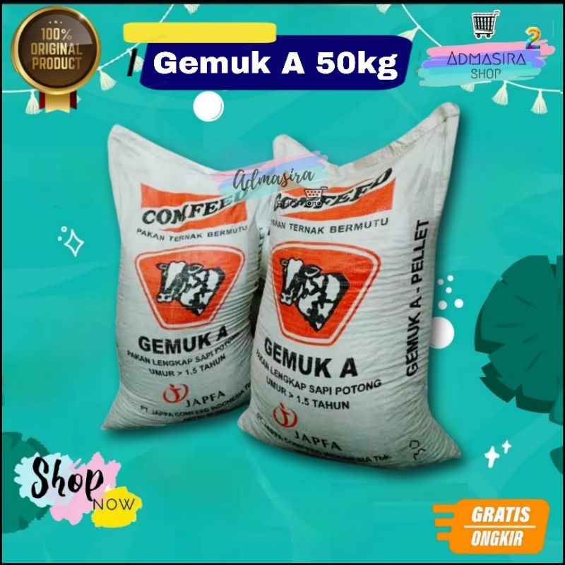 Gemuk A 50kg Konsentrat Penggemuk Sapi Kambing Comfeed Repack 50 kg