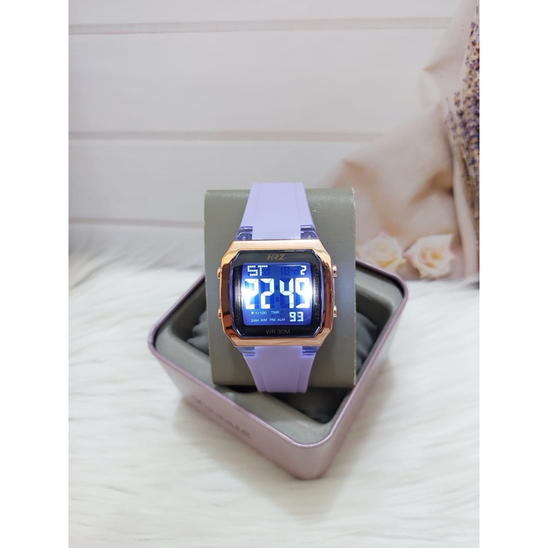 ( BISA COD ) JAM TANGAN WANITA HRZ  ORIGINAL PETAK STYLE