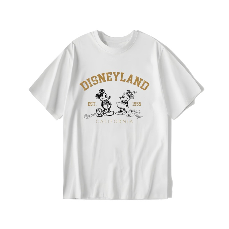 Overflow - Kaos Distro baju T-Shirt Dewasa Laki laki Perempuan Unisex Disneyland Mickey Mouse Califo