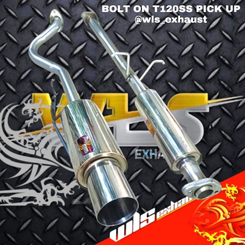 KNALPOT MOBIL BOLT ON T120SS WLS EXHAUST