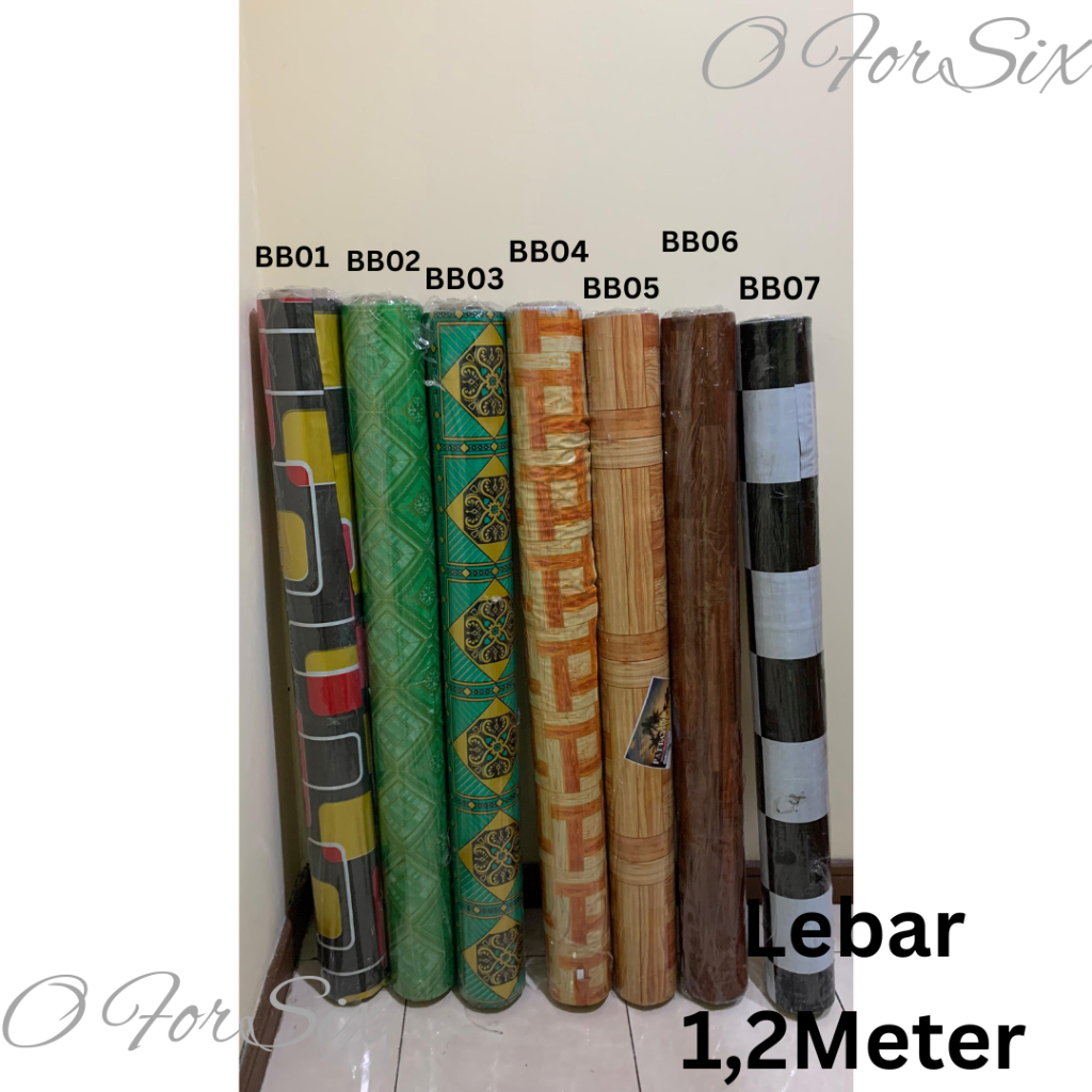 (NEW) KARPET PLASTIK/PERLAK LANTAI /MEJA/ KARPET LANTAI PLASTIK LEBAR 1,2 METER ( TEBAL )