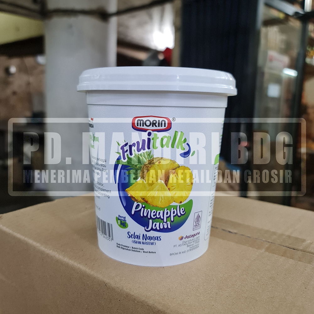 

MORIN FRUITALK PINEAPPLE JAM 1 KG SELAI NANAS ISIAN NASTAR