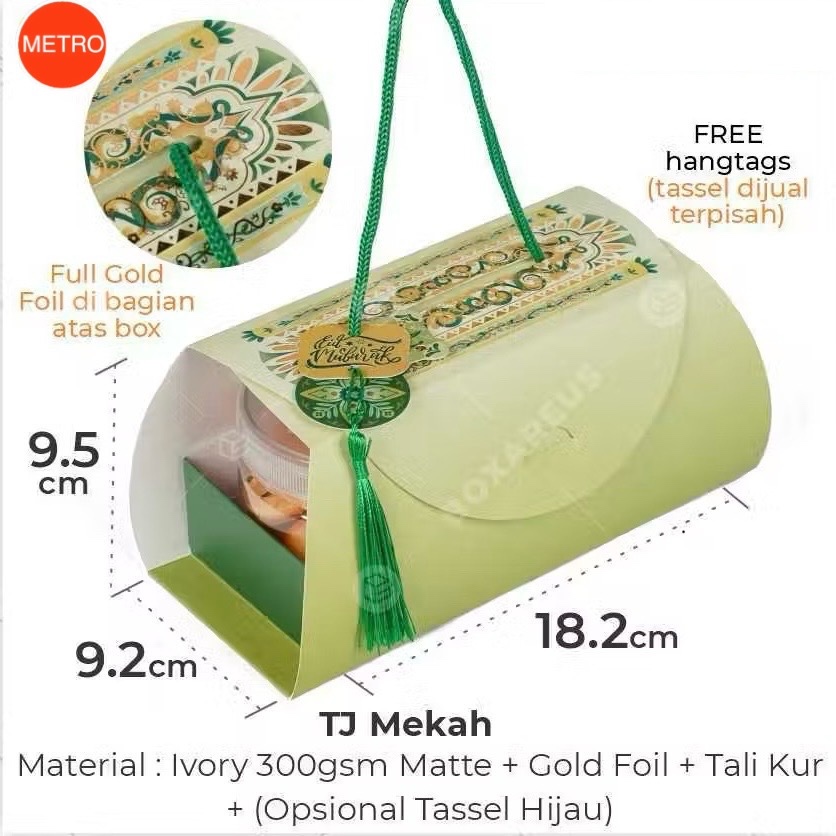 

[FREE HANGTAG] BOX HAMPERS IDUL FITRI ISI 2PCS TOPLES TABUNG/ DUS HAMPERS LEBARAN/ KOTAK KUE LEBARAN