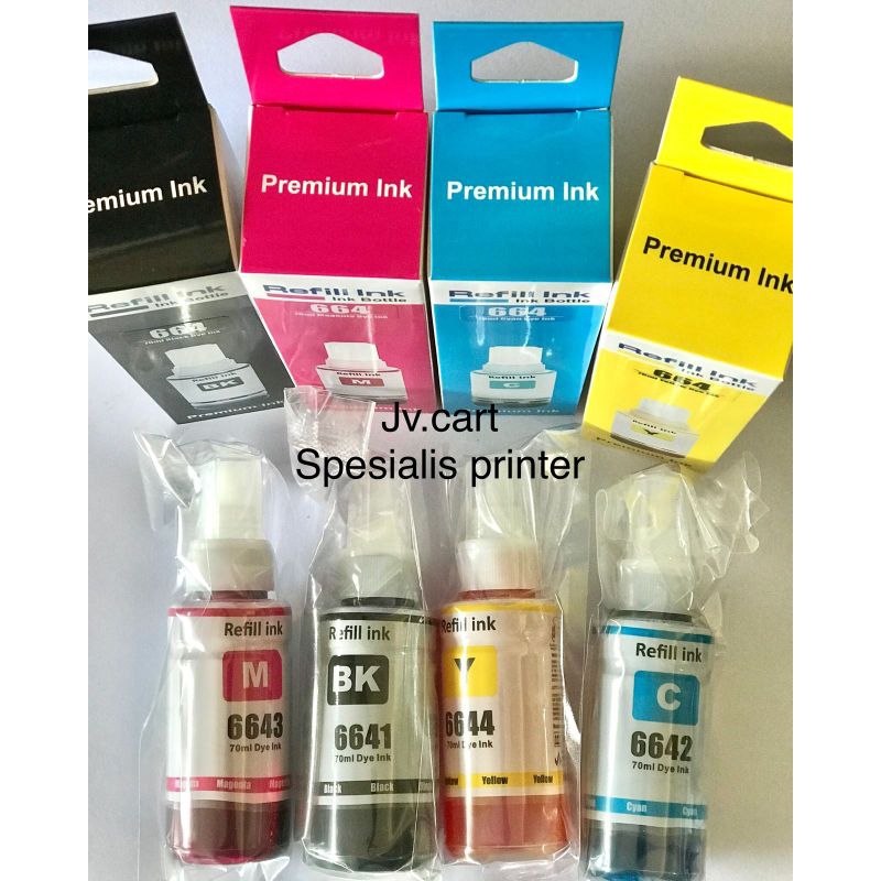 1 set TINTA EPSON 664