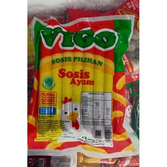 

Vigo Sosis Ayam isi 15 Berat 450gr