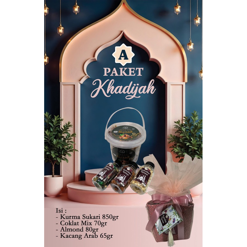 

PAKET HAMPERS KHADIJAH/ hampers ramadhan/hampers/ oleh2 haji umroh