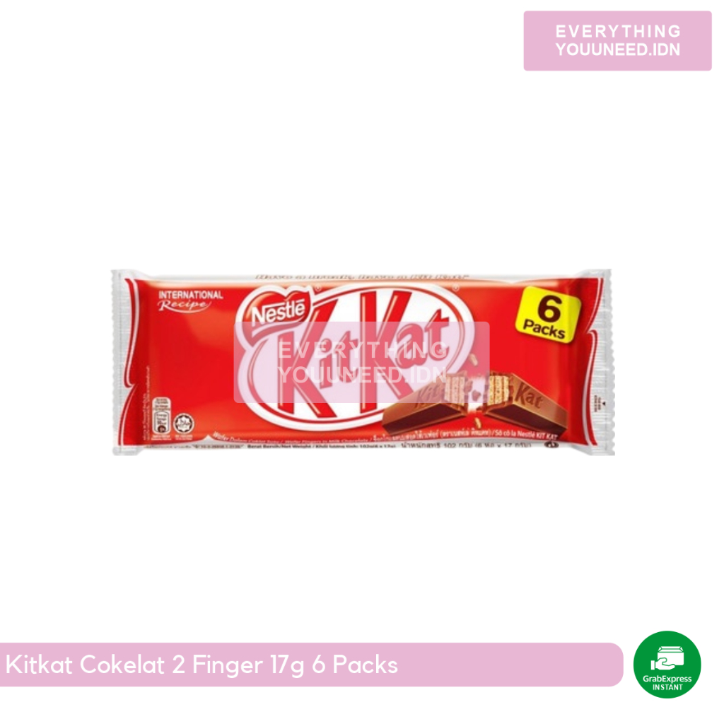 

Kitkat Cokelat 2 Finger 17g 6 Pack