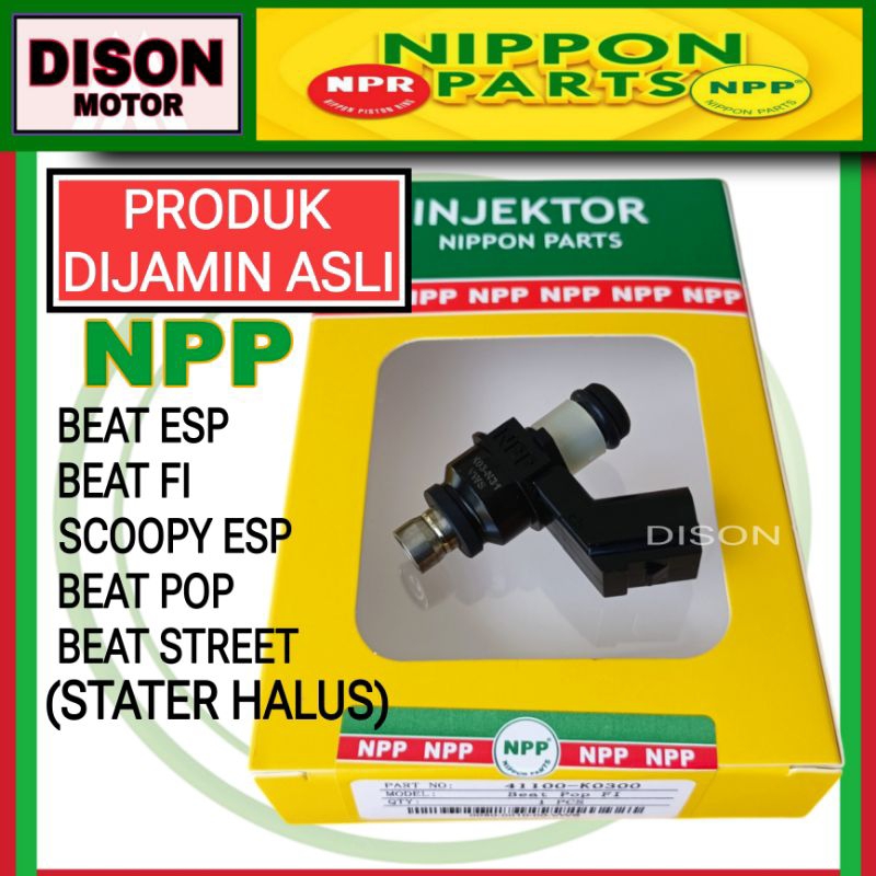 Injektor npp beat esp beat fi beat pop beat street scoopy esp stater halus original injector npp