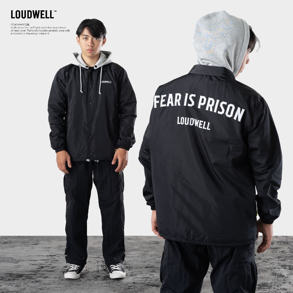 LOUDWELL Coach Jacket Hoodie