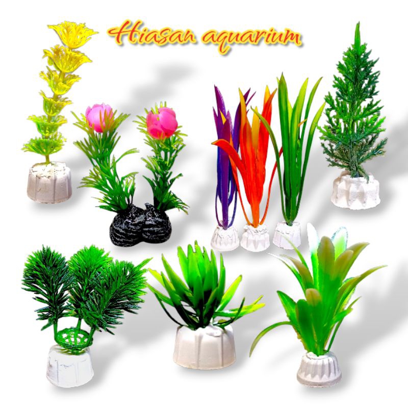 Hiasan Aquarium Aquascape Rumput Mini