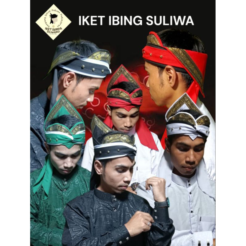 Iket Sunda ibing suliwa,iket Sunda praktis,iket totopong Sunda,iket sunda Siliwangi,iket kepala sund