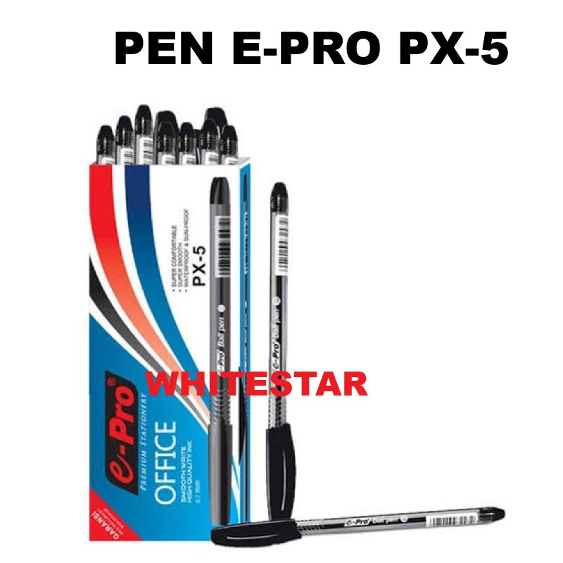 

pulpen / bolpen hitam e-pro px-5 , epro px5 pen
