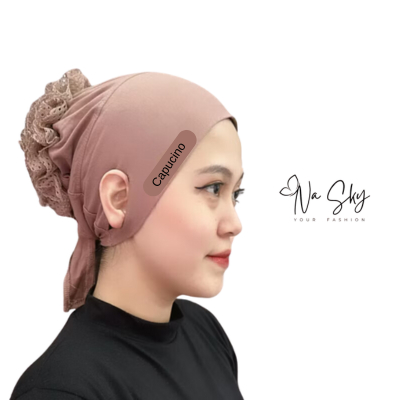 COD - Ciput Cepol Lubang Telinga inner hijab rayon premium by na sky official