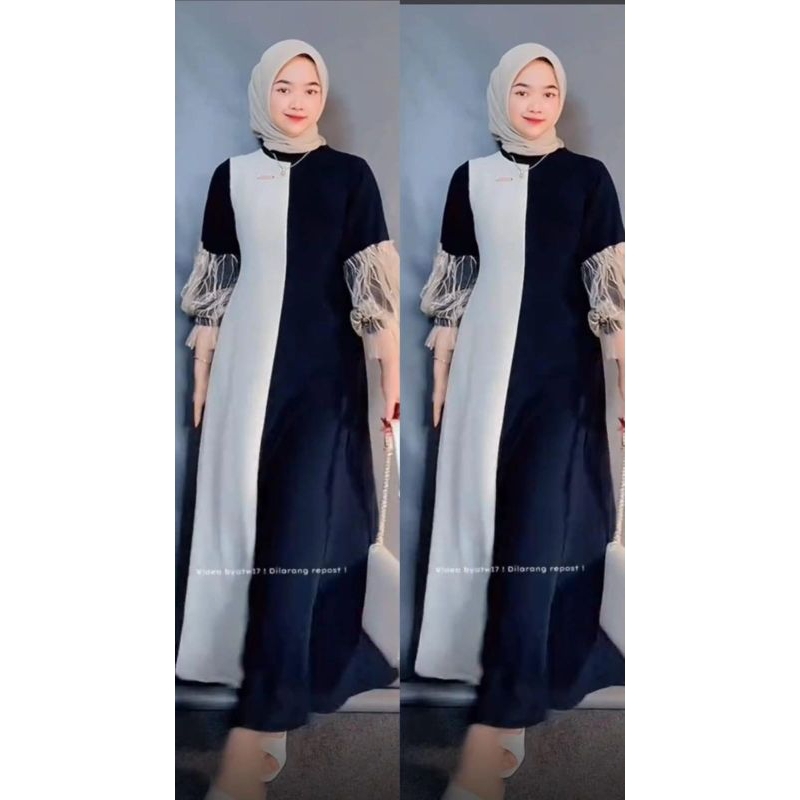 Gamis zara rayon twill premium