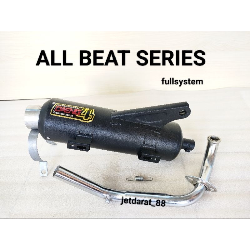 knalpot racing tsukigi DAENG SAI4 untuk motor BEAT.beat karbu.beat pgm-fi.beat esp-fi.beat pop.beat 