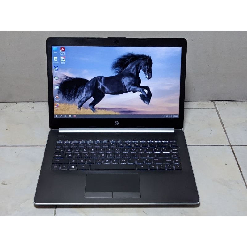 laptop leptop hp14s normal second bergaransi