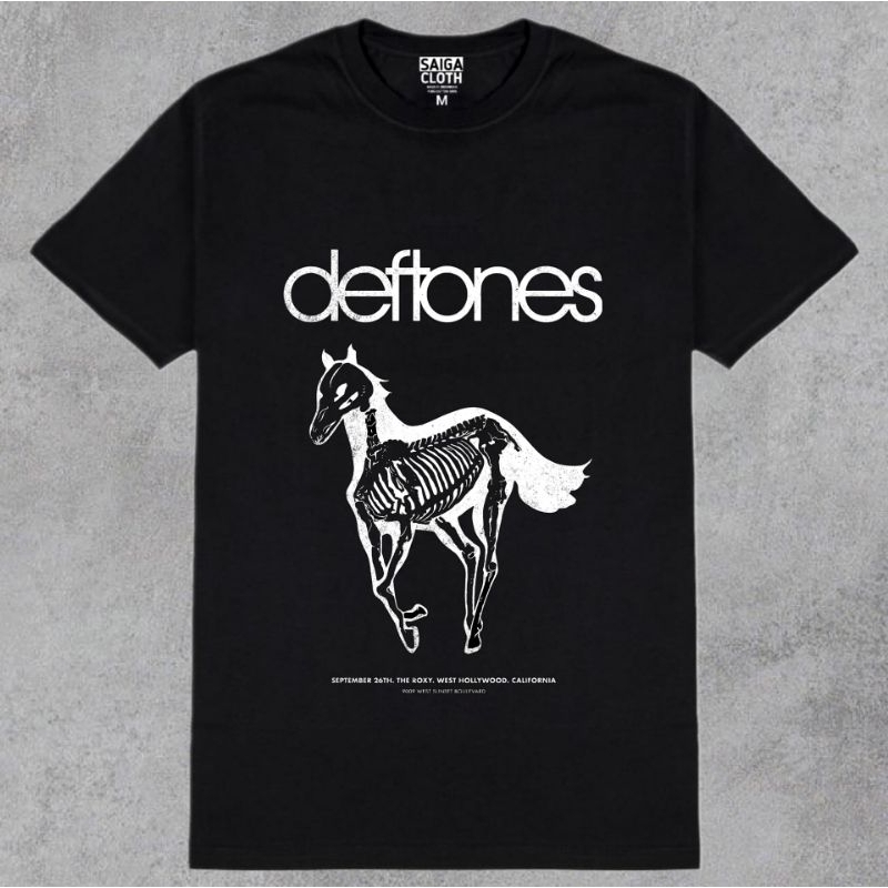 Tshirt Deftones the Roxy California tour Vintage premium cotton
