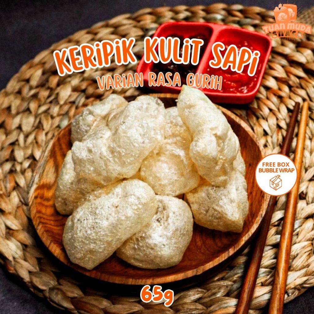 

Kerupuk Kulit Sapi 65g Krupuk Snack Rambak Cemilan Krecek
