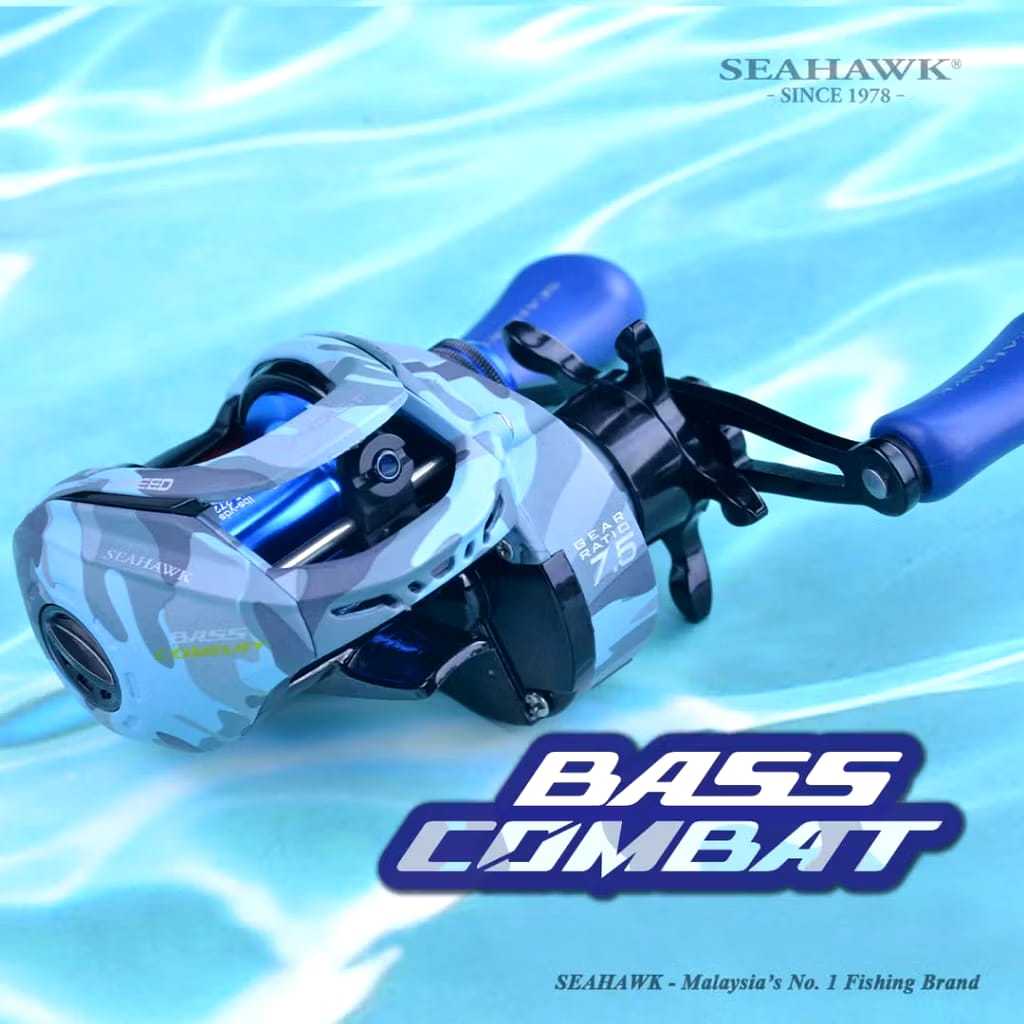 Reel Baitcasting Seahawk Bass Combat 103 HSL
