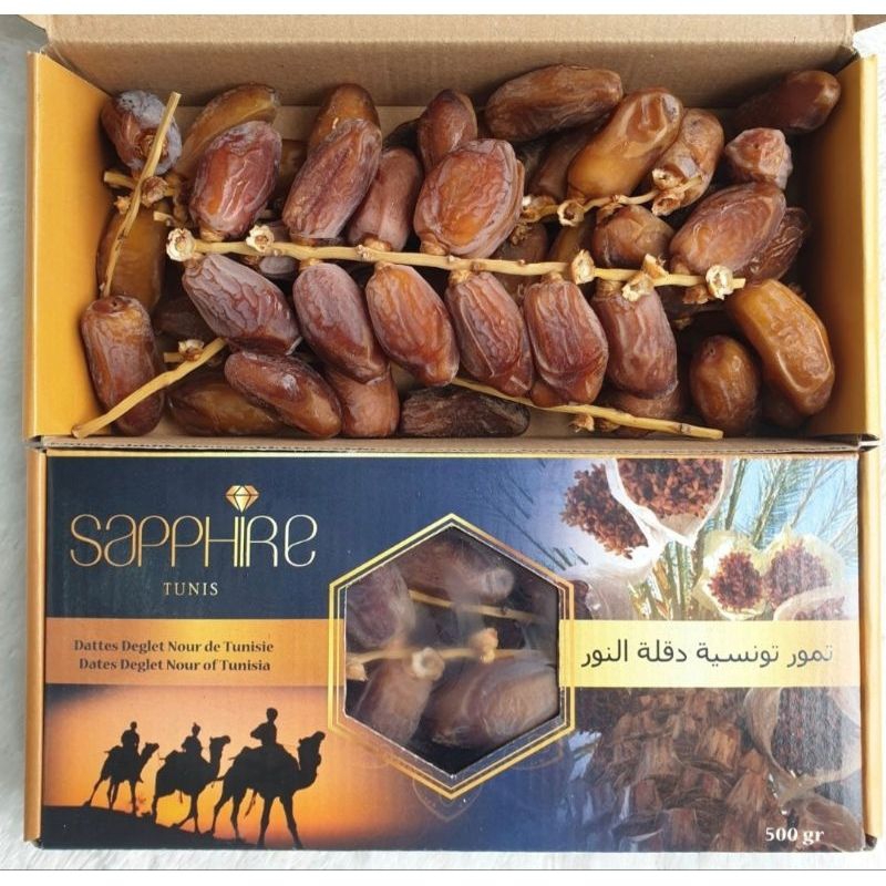 

Kurma Tunisia Tangkai Saphire 500gr
