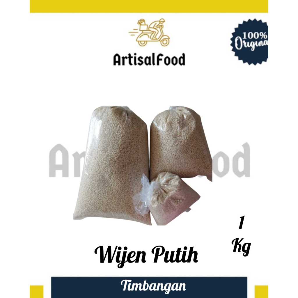 

(1 KG) kacang WIJEN PUTIH white sesame