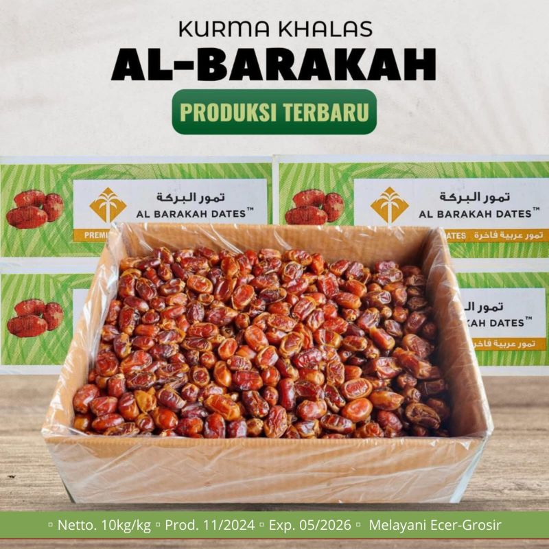 

Kurma Khalas Premium Al Barakah 10kg