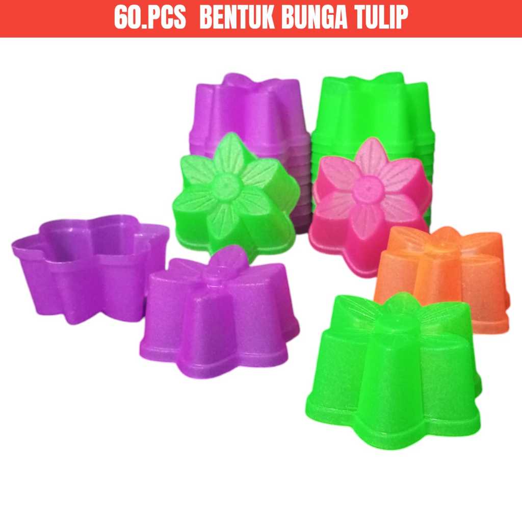 cetakan kue/cetakan puding/putu ayu bentuk bunga tulip