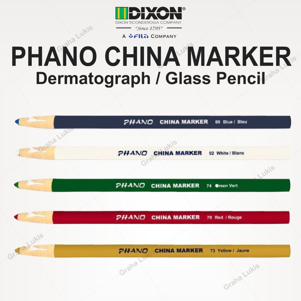 

Dixon Phano China Marker / Dermatograph / Glass Pencil / Pensil Kaca