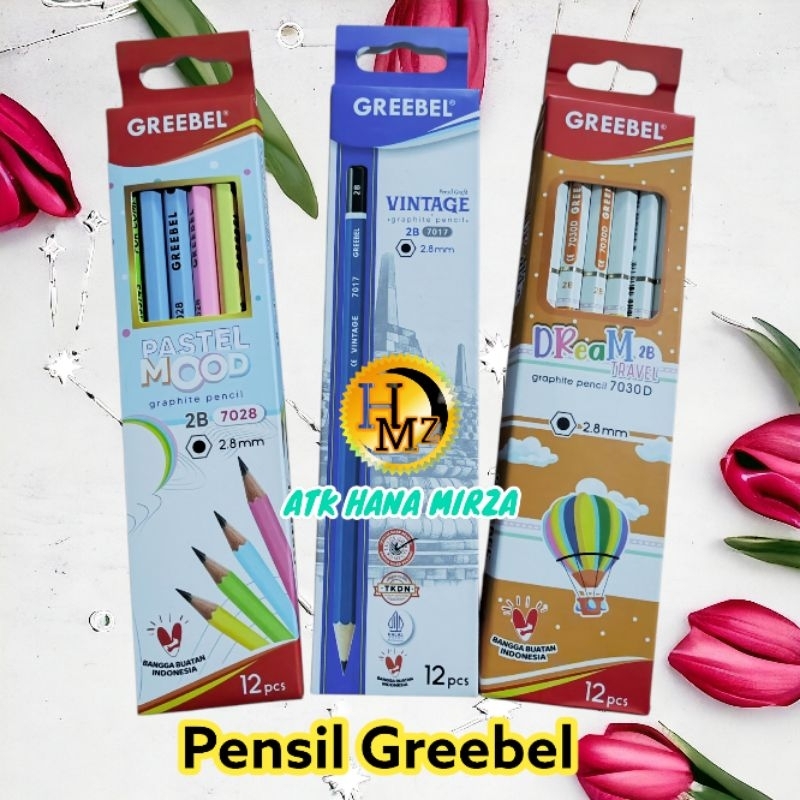 

Pensil 2B merk Greebel satuan