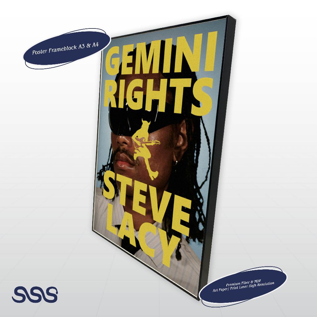 POSTER STEVE LACY / AESTHETIC POSTER / POSTER FRAMEBLOCK