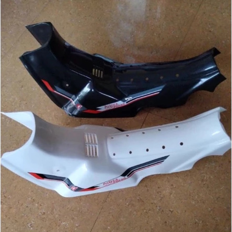 Ready Legshield Sayap Tengah Honda Astrea PRIMA - Dek Legsil Leghsil Putih Hitam Prima Ready