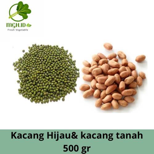 

Kacang Tanah Kulit Ari Mentah/ Kacang Hijau Lokal 500 gr