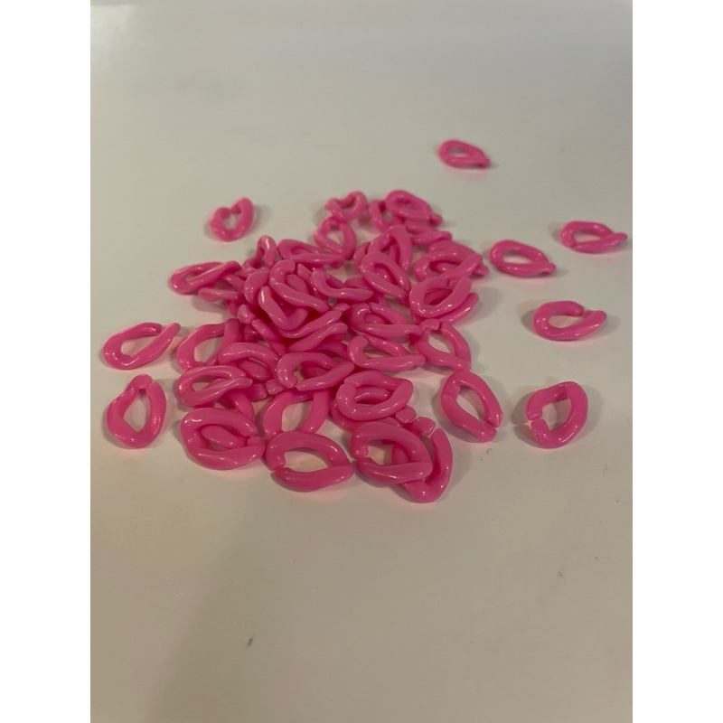 1 Lusin Manik Rantai Lepas Gepeng Accessories Gelang Kalung Part.2