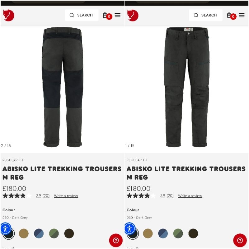 celana gunung outdoor fjallraven trousers barents pro dan abisko Lite trekking
