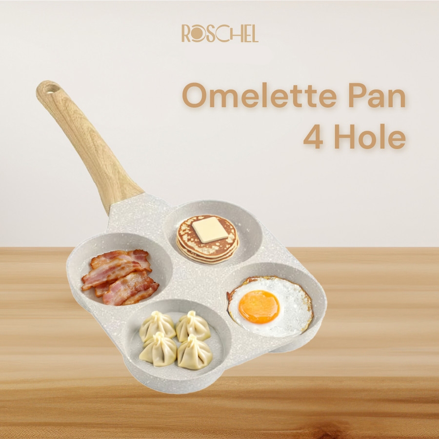 White Marble Omelette Pan Roschel
