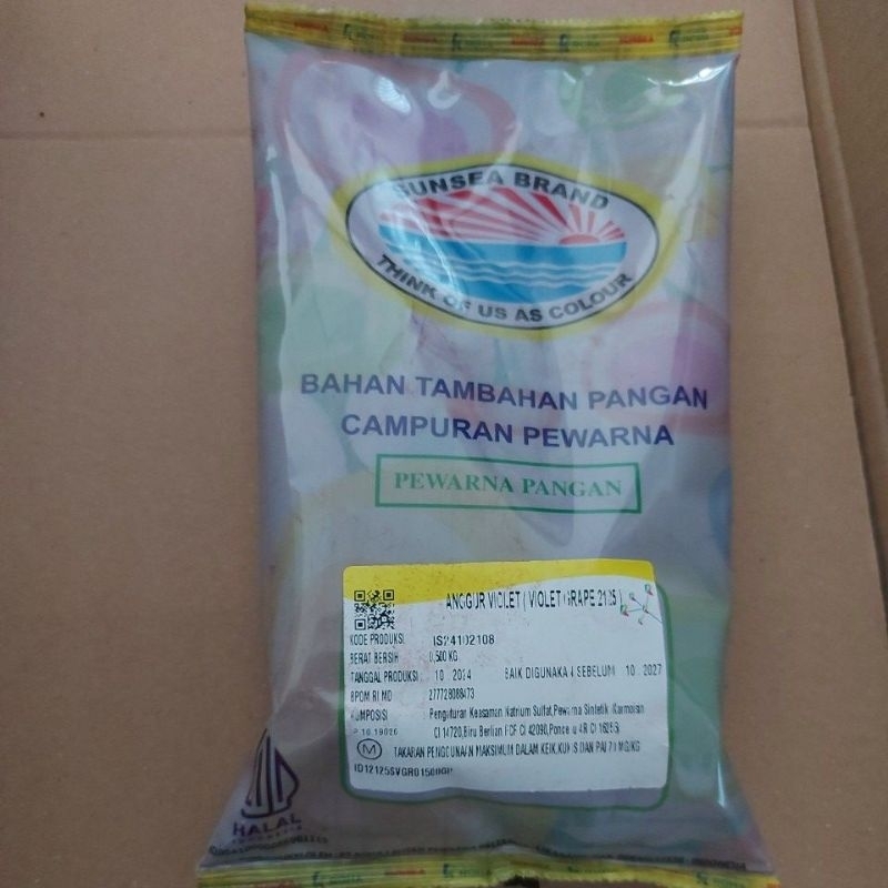 

Pewarna Makanan / Anggur violet (Violet Grape 2125) 500 GR