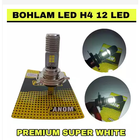 Bohlam LED H4 12 Led Premium Super White