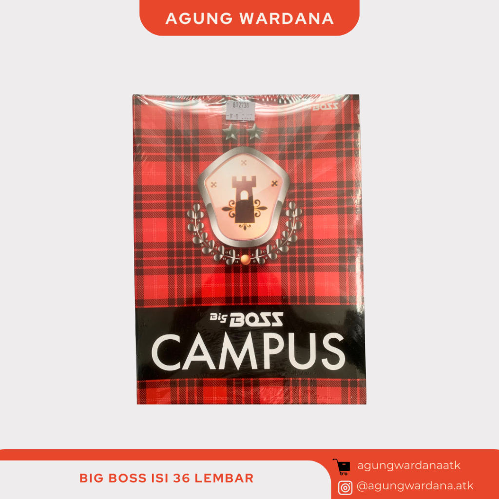 

BUKU TULIS BIG BOSS ISI 36 LEMBAR 1 PACK 10 PCS