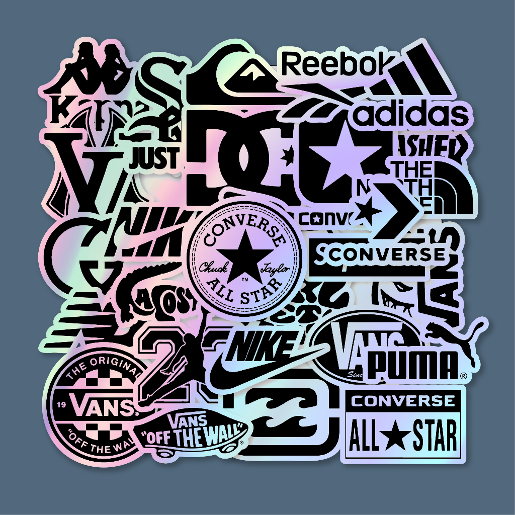 

STICKER PACK LOGO BRAND | HOLOGRAM | TAHAN AIR | CUTTING | HELM LAPTOP KACA KOPER CASING HP