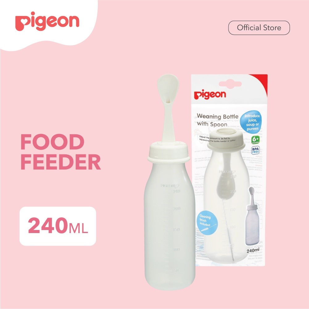 PIGEON Food Feeder | Perlengkapan Makan Bayi | Botol sendok