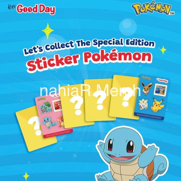 

Pokemon x Good Day Official Sticker Pack