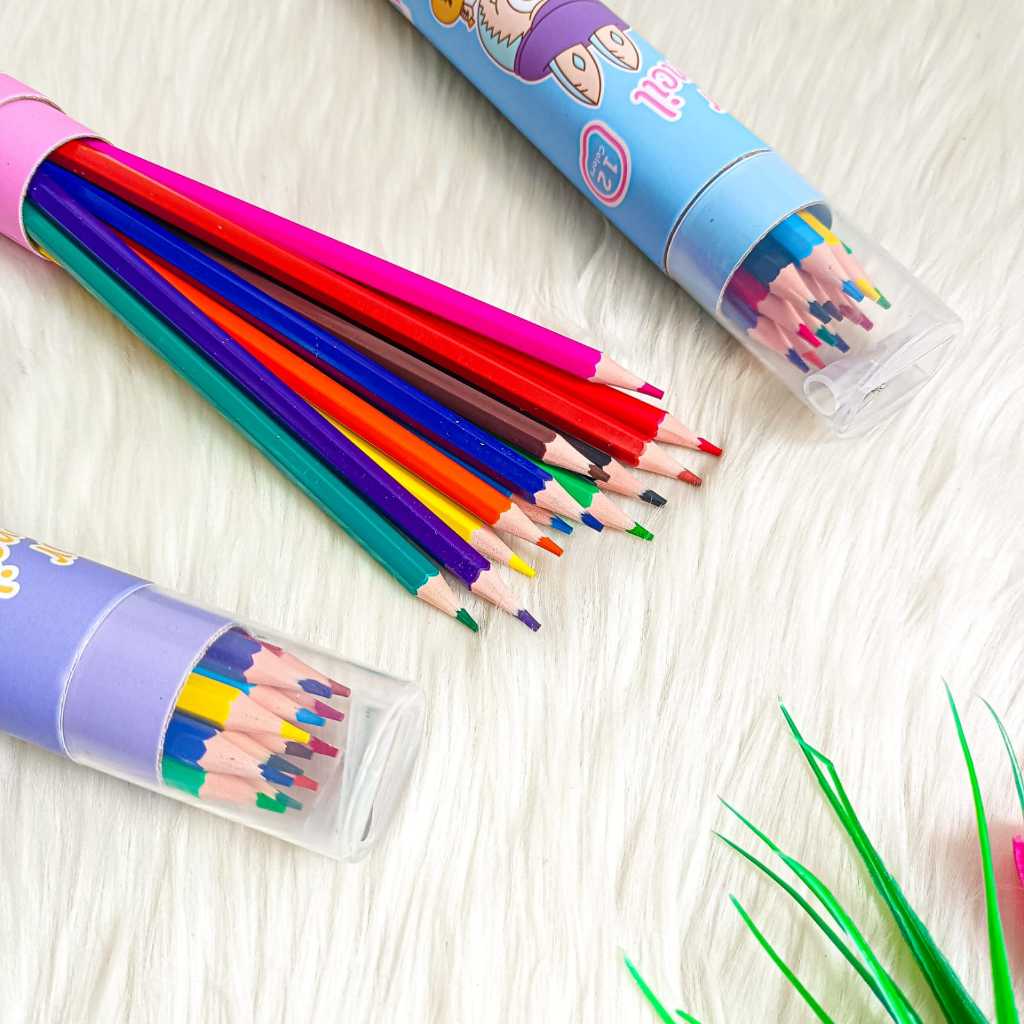 

PENSIL WARNA LABUBU TABUNG 24 DAN 12 PLUS RAUTAN WARNA MURAH COLORED PENCIL COLOURED PENCIL WARNI