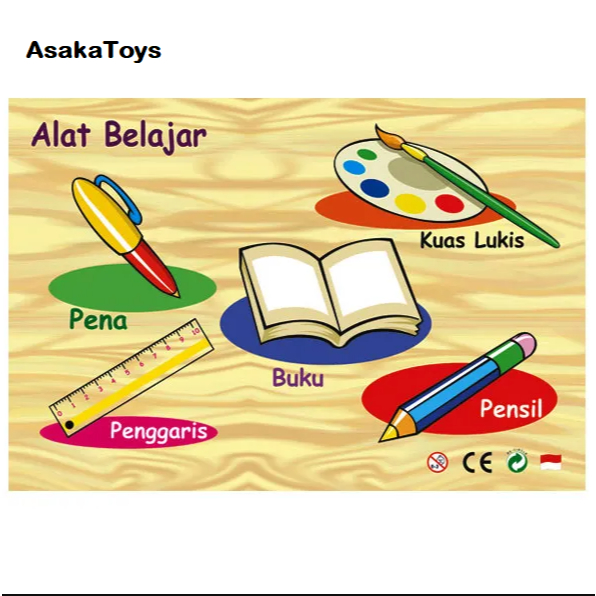Puzzle Alat Belajar - APE Mainan Anak Paud