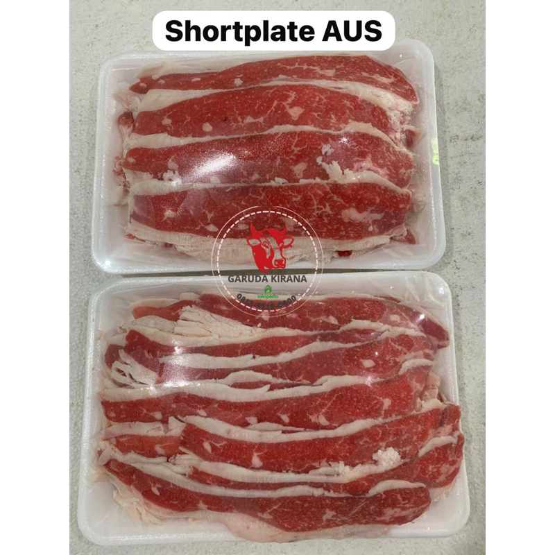 

Shortplate Aussie Rp. 65.000/500 gr