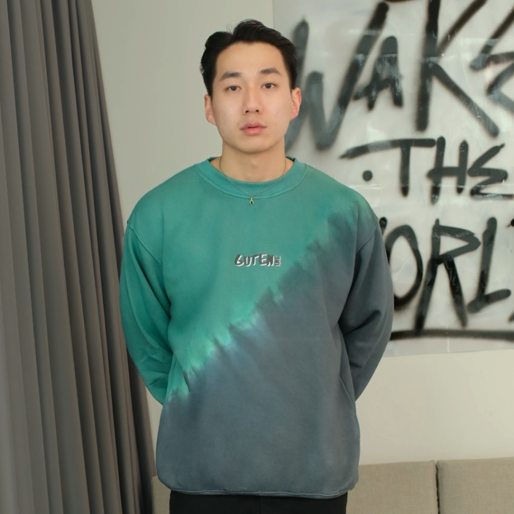 Guten Inc - Sweater Tiedye Crewneck Green Guten