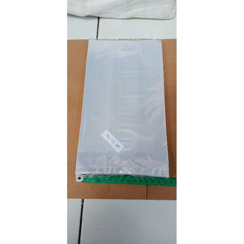 Plastik PP Bening 15*27
