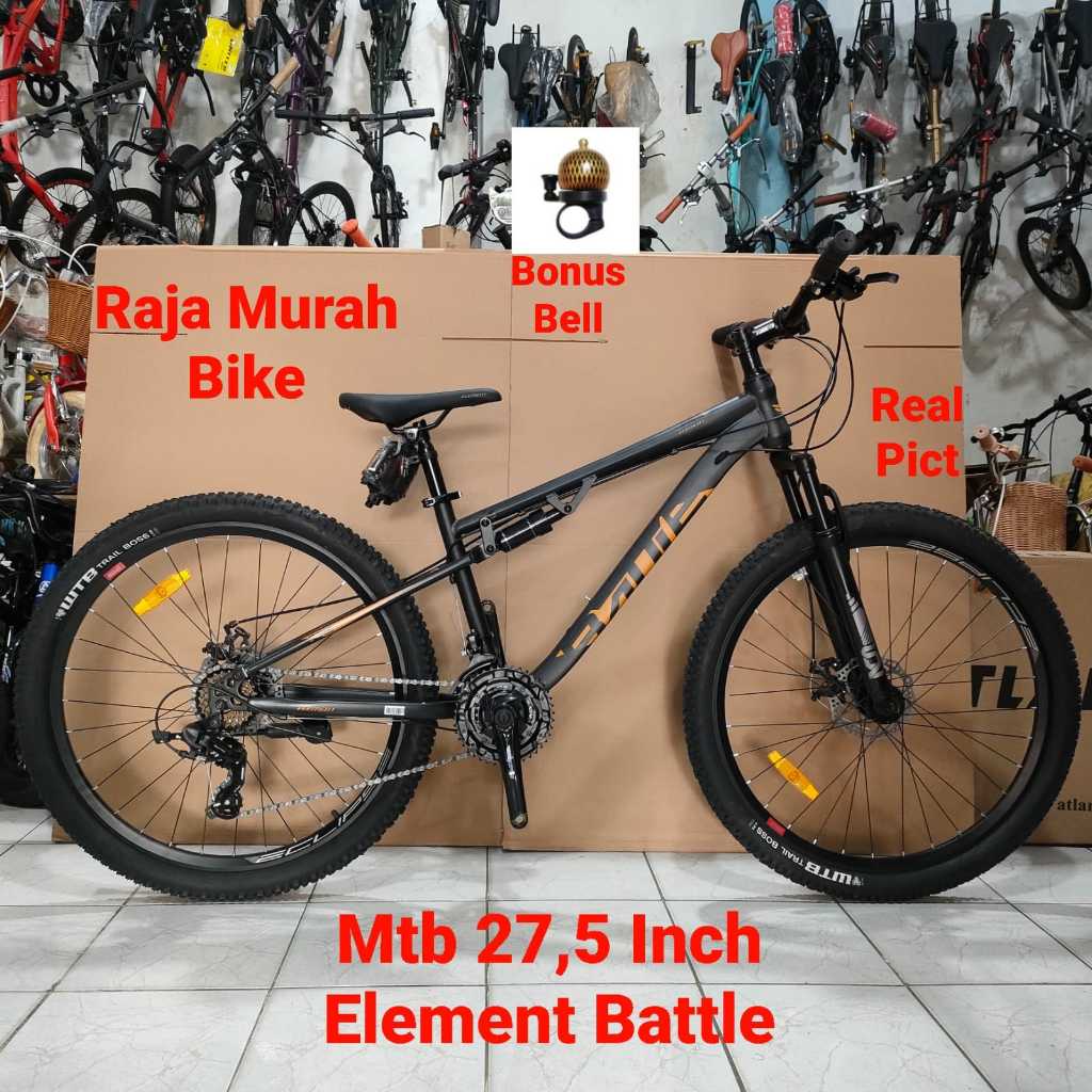 Sepeda Gunung Element Battle Fullsus 27,5 Inch Sepeda Gunung Mtb 27,5 Inch Element Battle