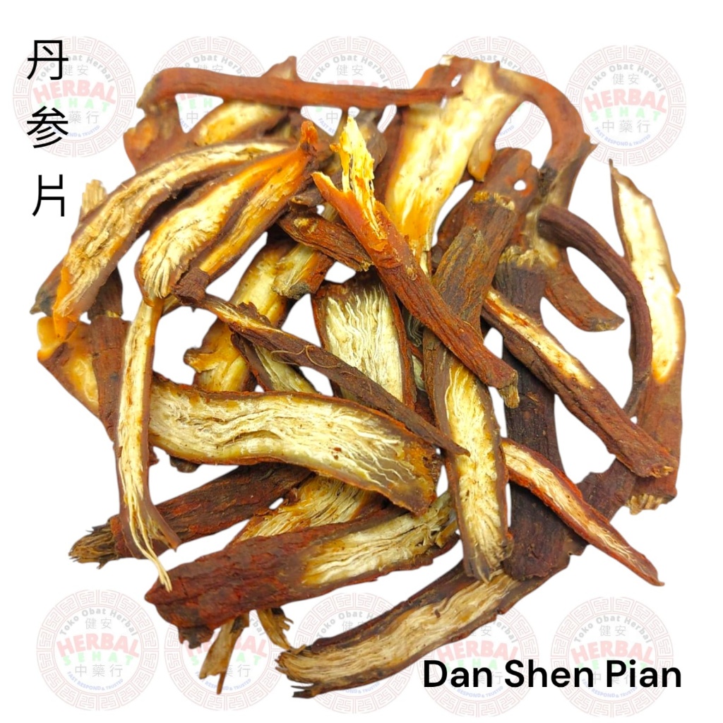 Hong Dan Shen 300 Gram - Dan Shen Fen - Grade A - Dan Shen Pian - Red Saga Radix
