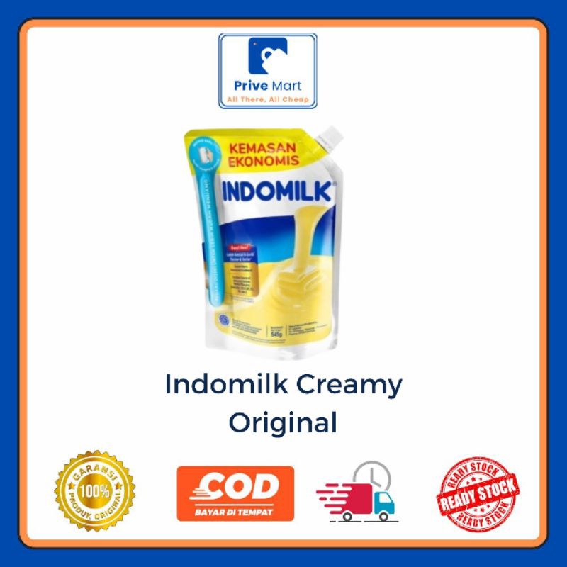 

Indomilk Creamy Original Kemasan Ekonomis 545g Prive Mart