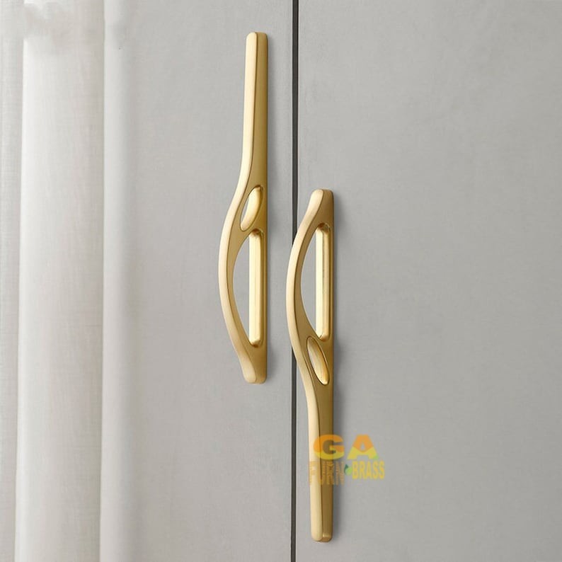 Handle Pintu/Gagang Pintu Custom Kayu Jati Lengkung Minimalis/ Handle Kayu Jati/GagangPintuMinimalis